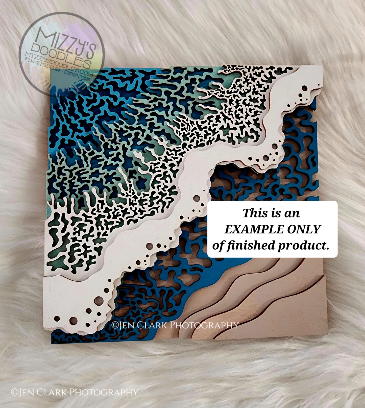 Ocean Wave Layered Design