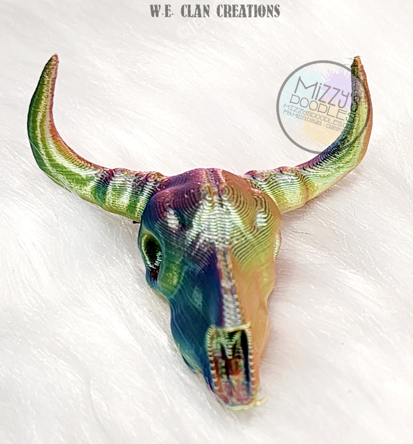 Bull Head Keychain