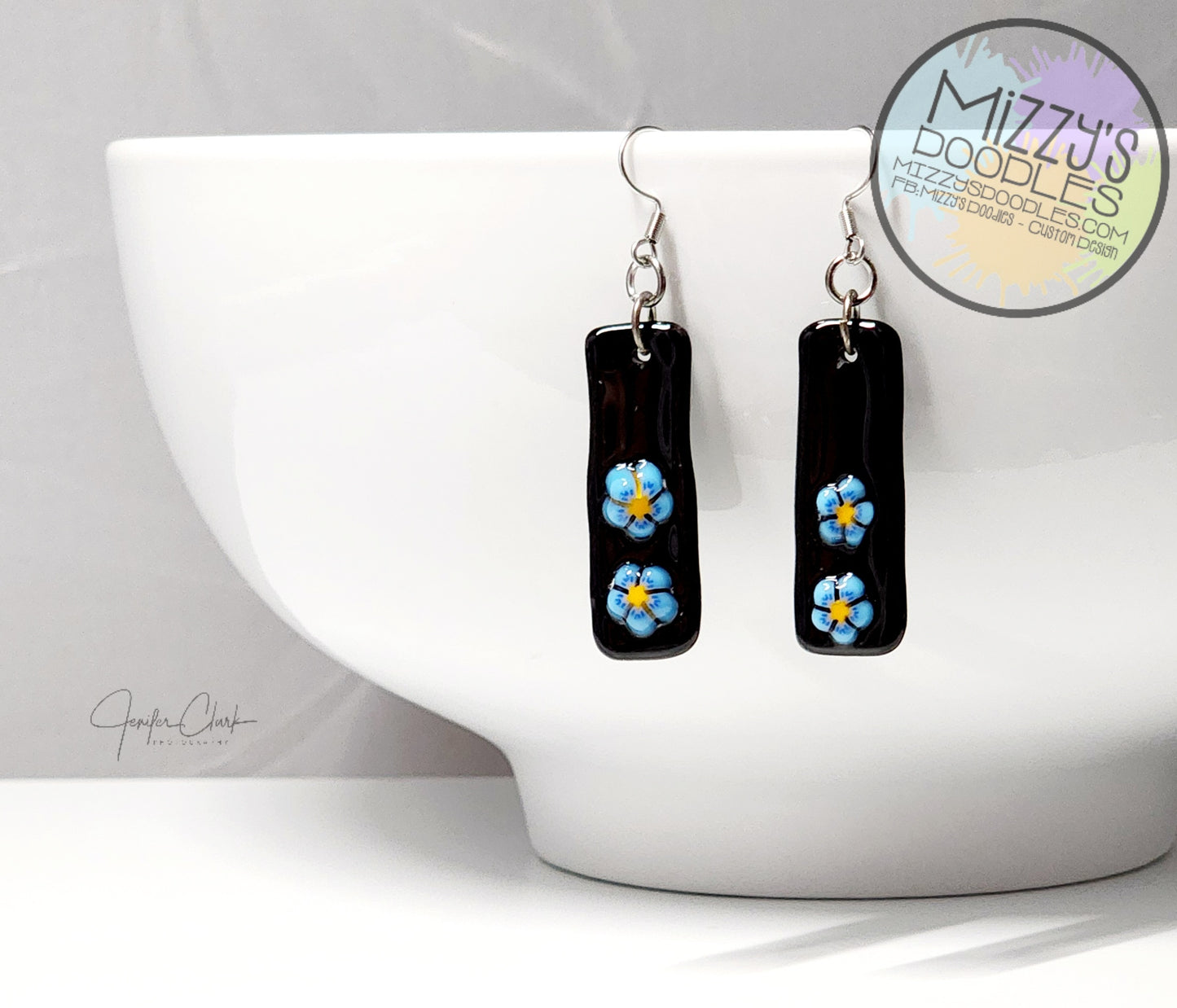 Fused Glass Earrings