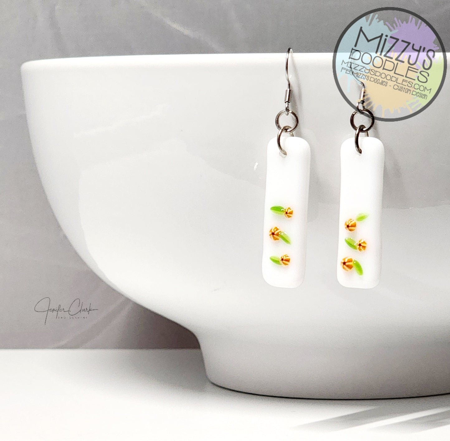 Fused Glass Earrings