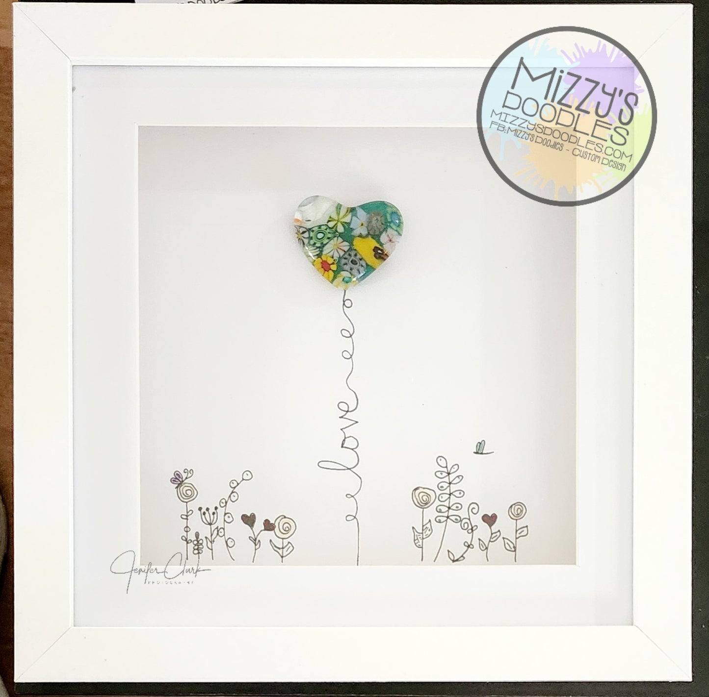Framed Love Heart