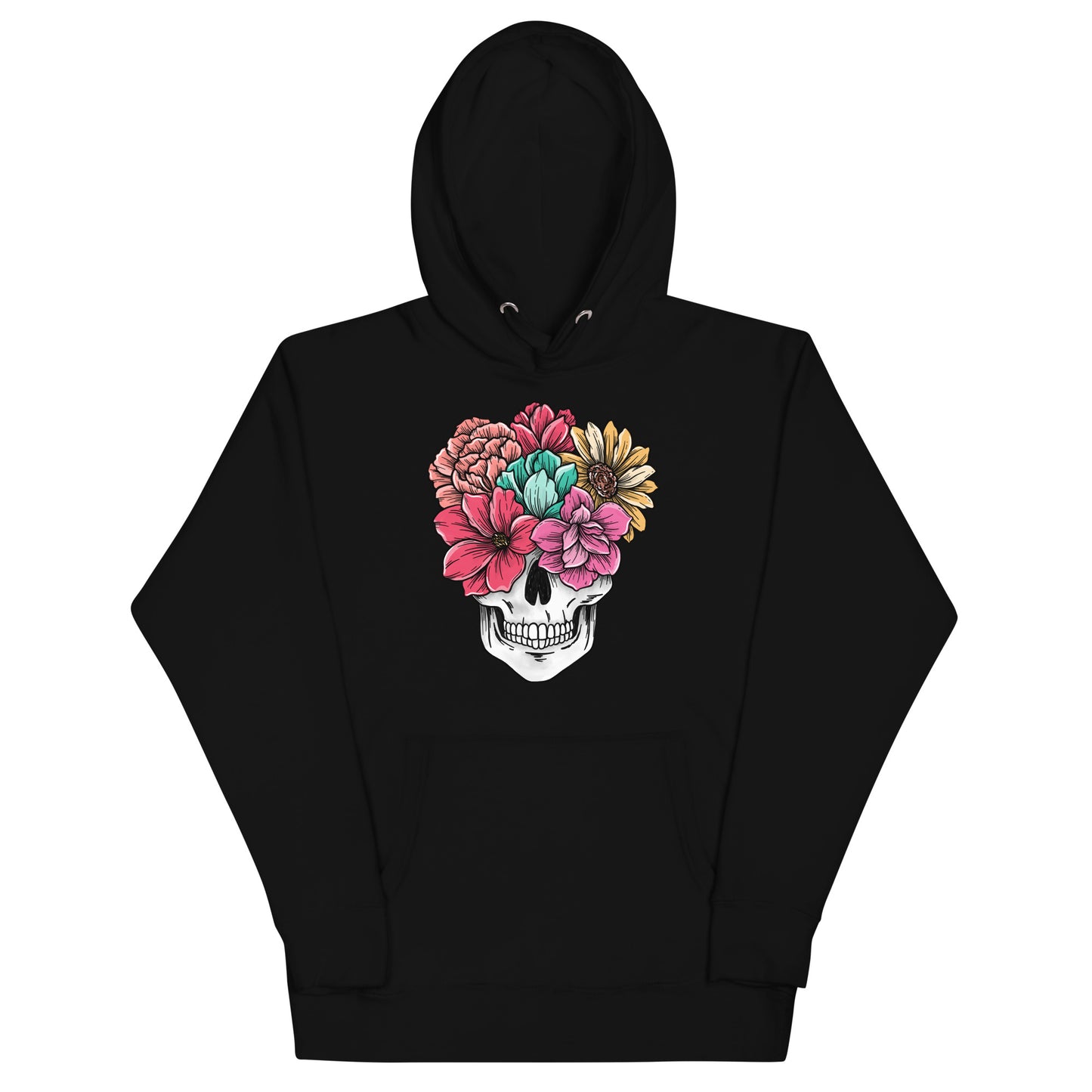 Flowering Skull - Unisex Hoodie