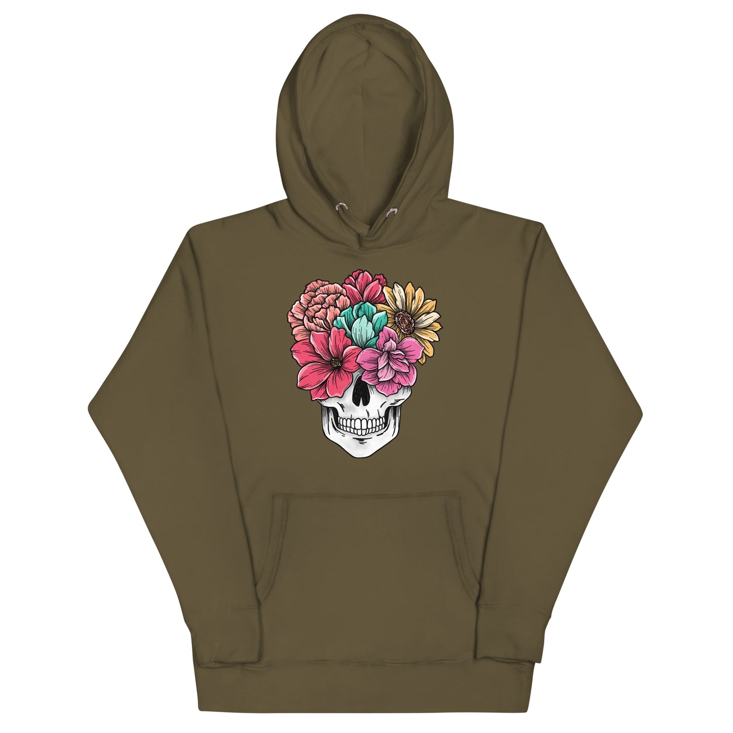 Flowering Skull - Unisex Hoodie