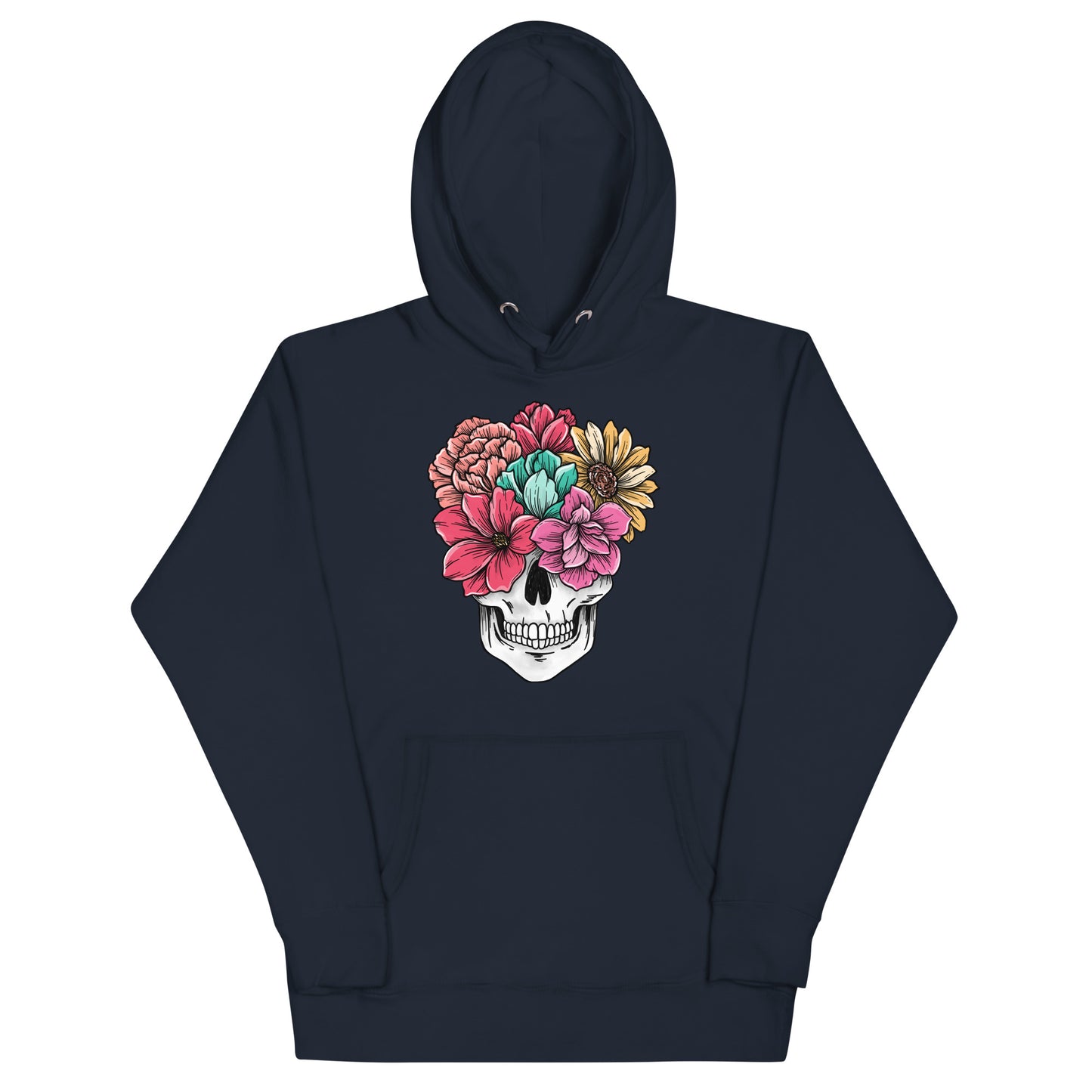 Flowering Skull - Unisex Hoodie