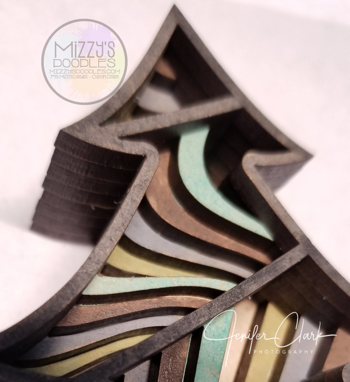 Layered Christmas Tree Ornament