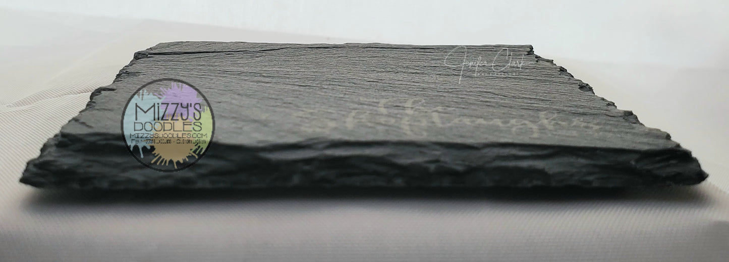 Slate Coasters - Set of 4