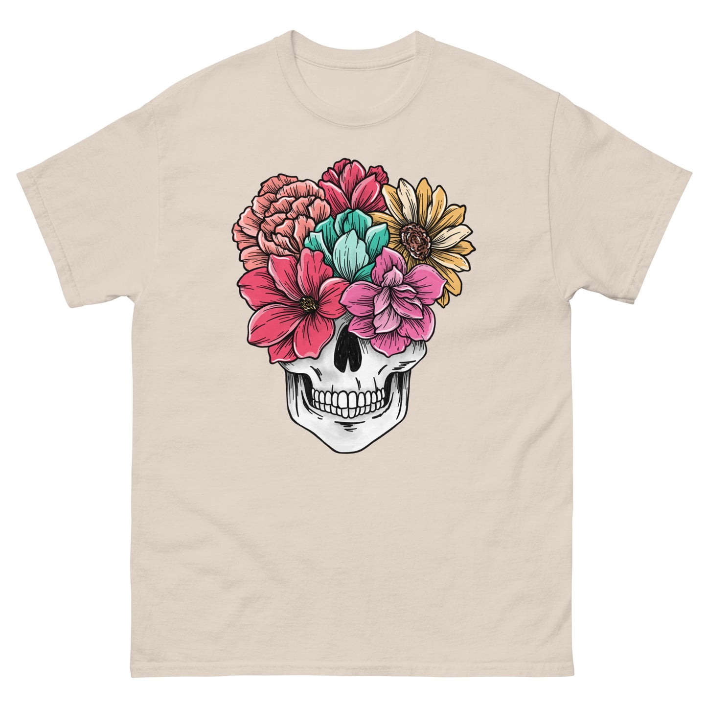 Flowering skull - Men's classic tee