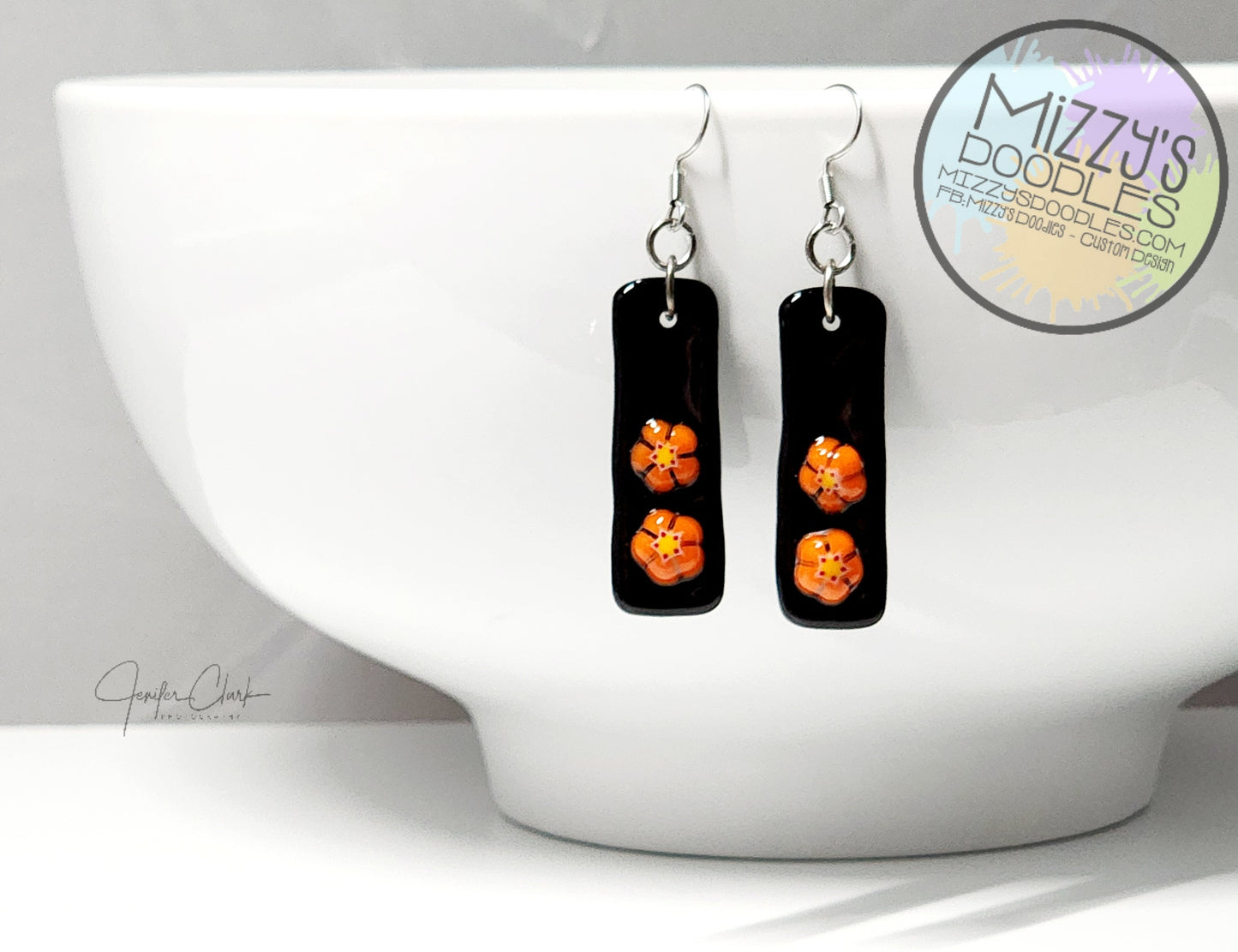 Fused Glass Earrings