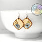 Hand Painted Wood Earrings