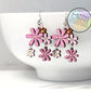 Hand Painted Wood Earrings