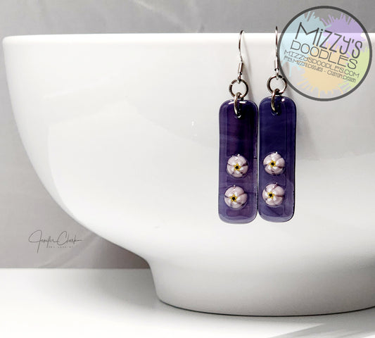 Fused Glass Earrings