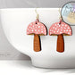 Hand Painted Wood Earrings