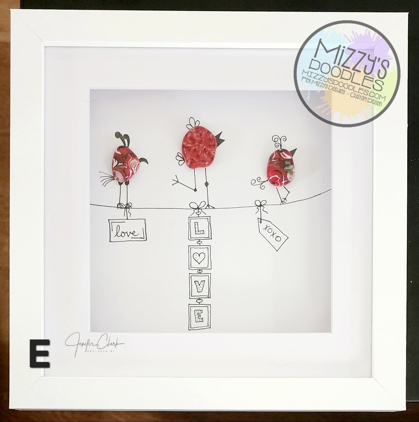 Framed Fused Glass Art