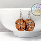 Hand Painted Wood Earrings