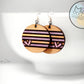 Hand Painted Wood Earrings