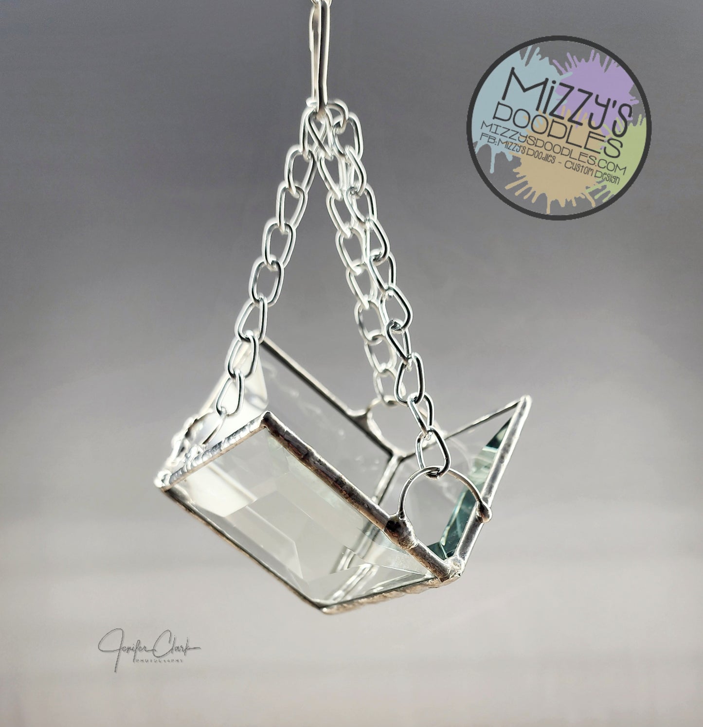 Stained Glass Air Plant Holder