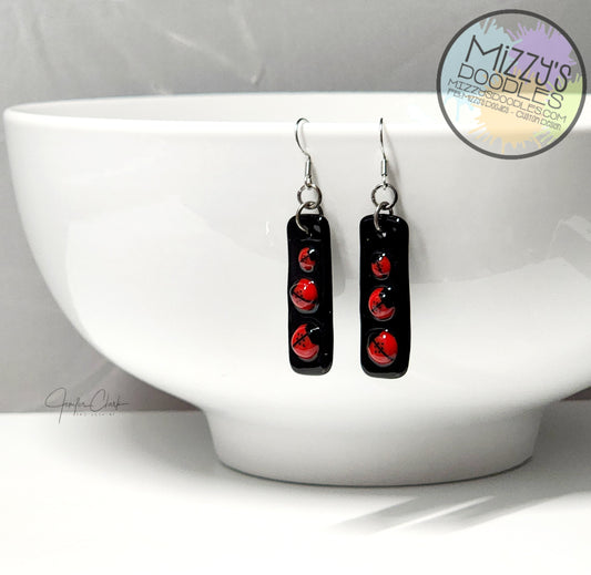 Fused Glass Earrings