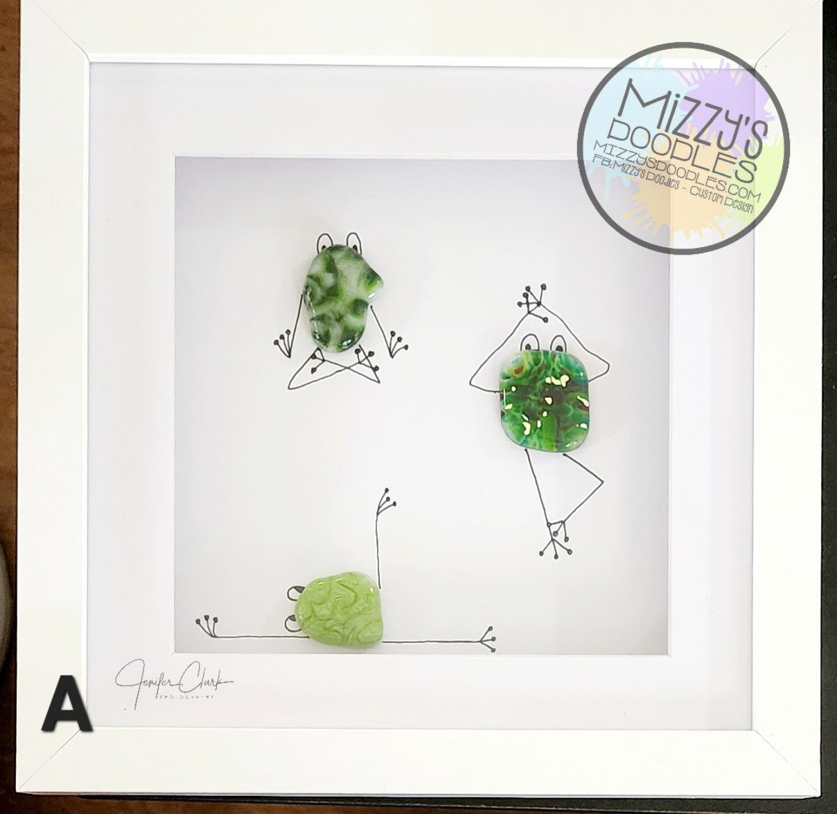 Framed Fused Glass Art