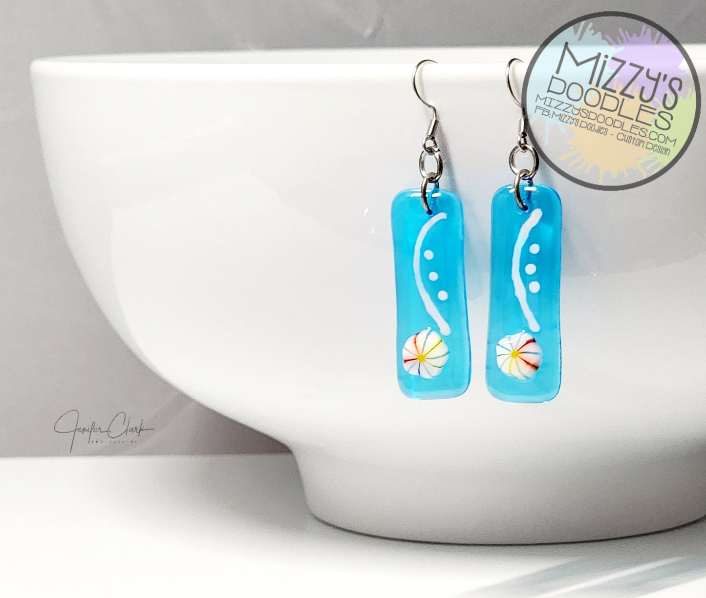 Fused Glass Earrings