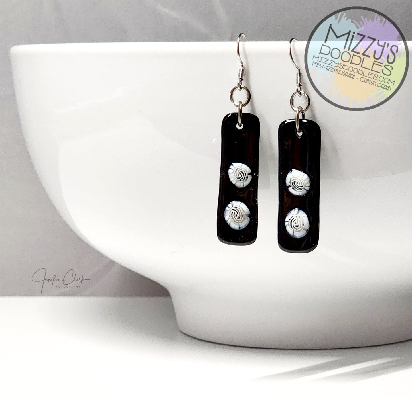 Fused Glass Earrings