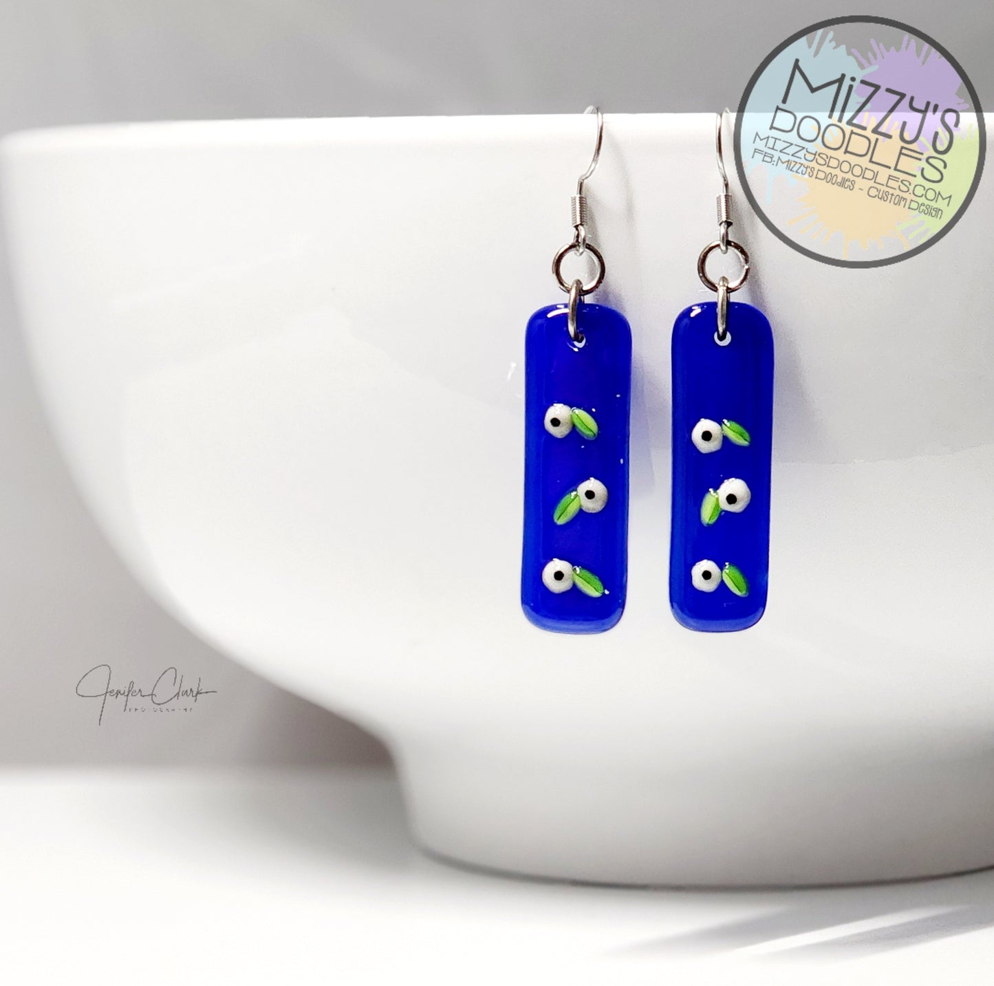 Fused Glass Earrings