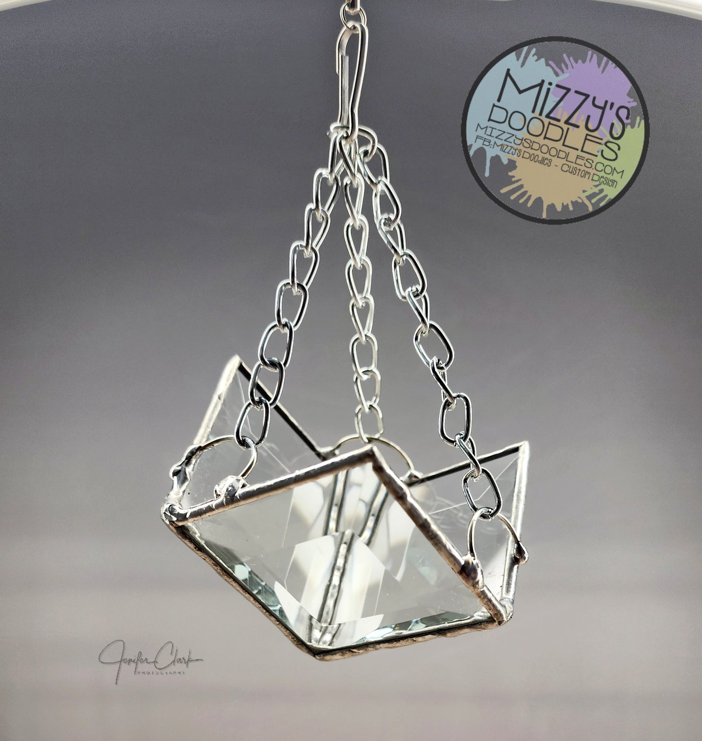 Stained Glass Air Plant Holder