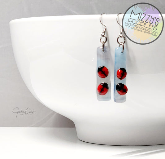 Fused Glass Earrings