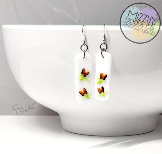 Fused Glass Earrings