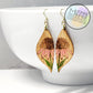 Hand Painted Wood Earrings