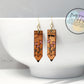 Hand Painted Wood Earrings