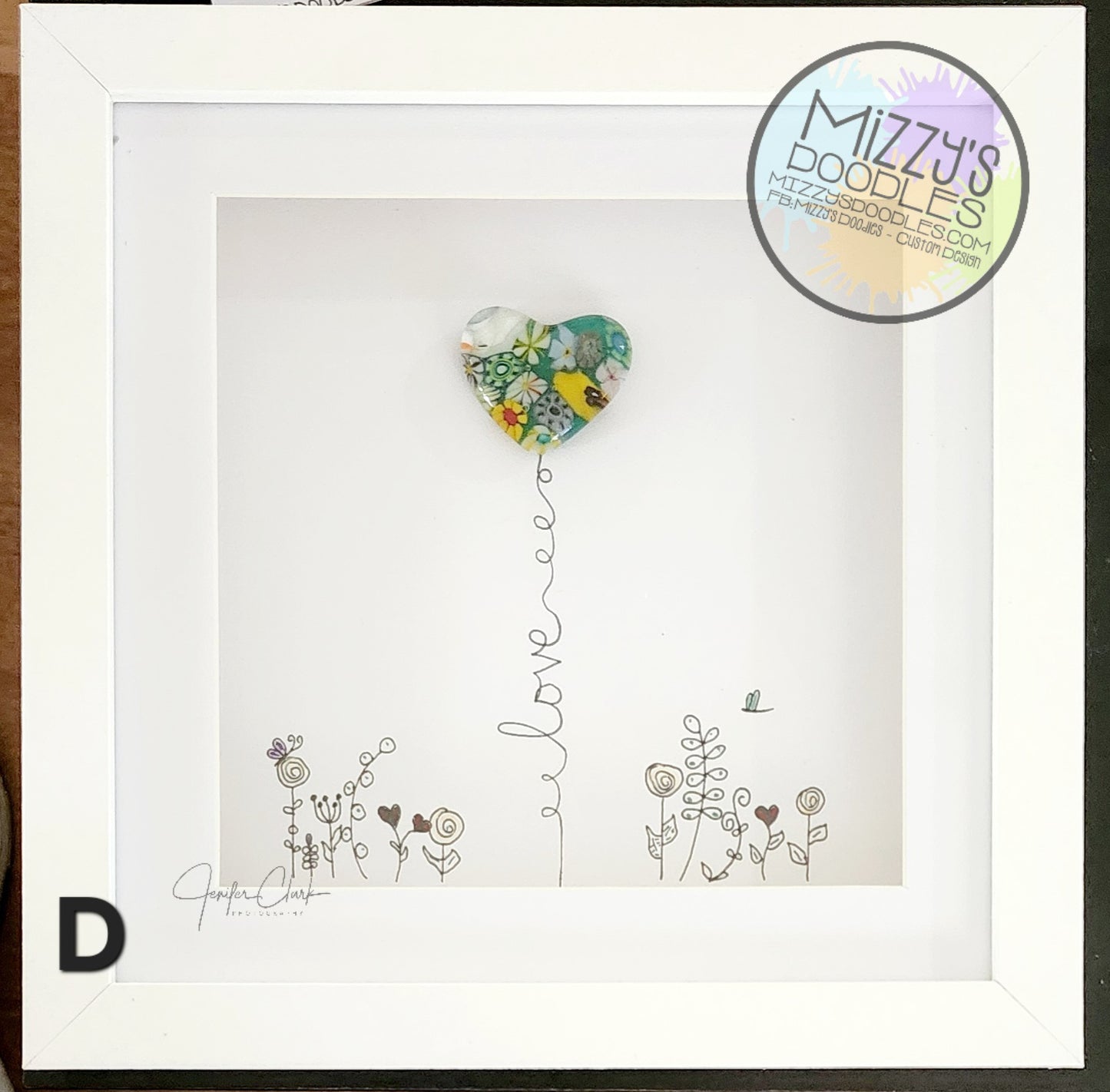 Framed Fused Glass Art