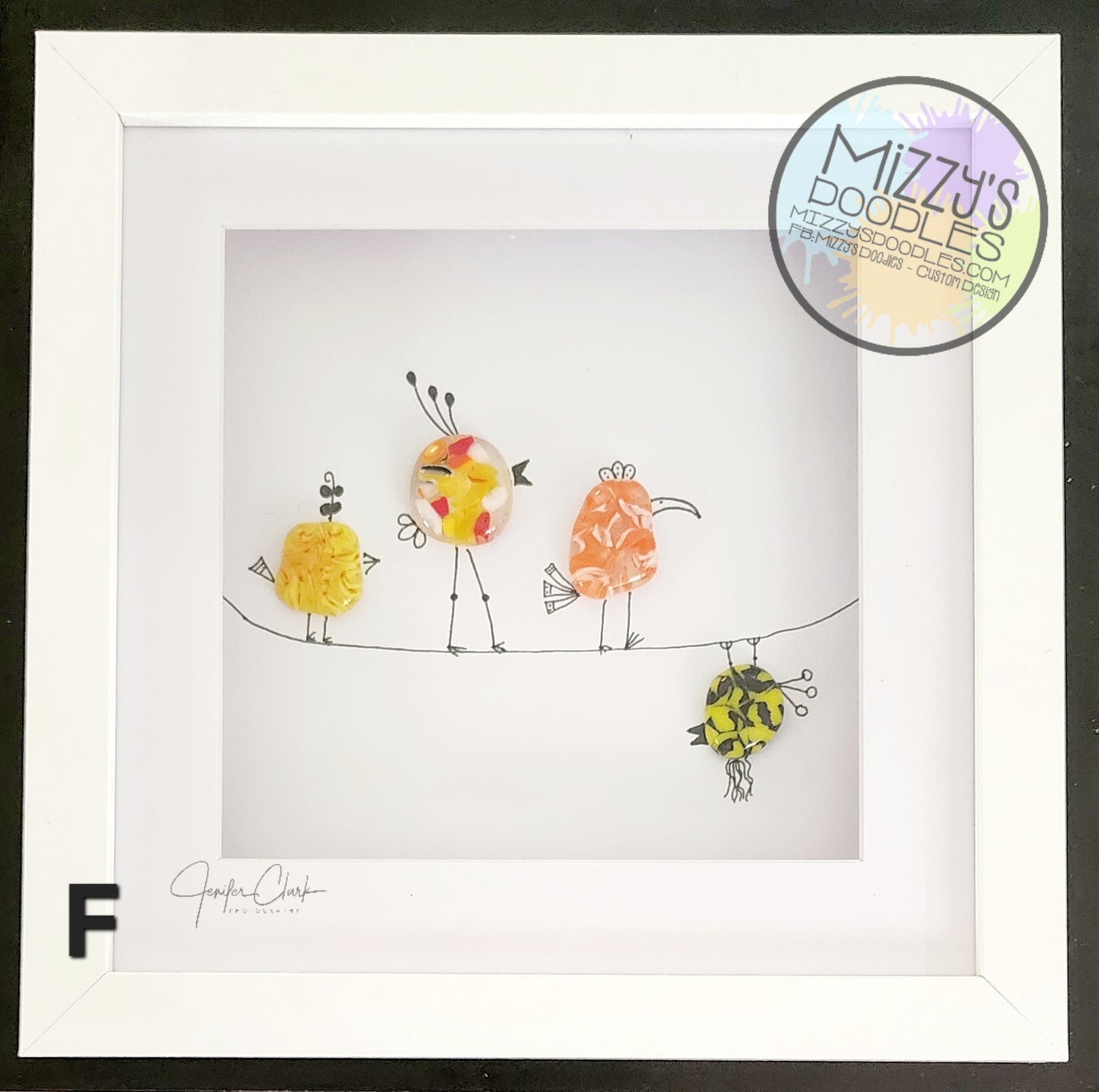 Framed Fused Glass Art