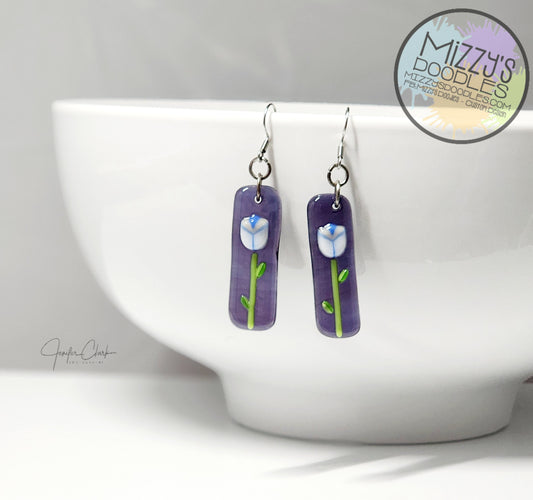 Fused Glass Earrings