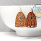 Hand Painted Wood Earrings