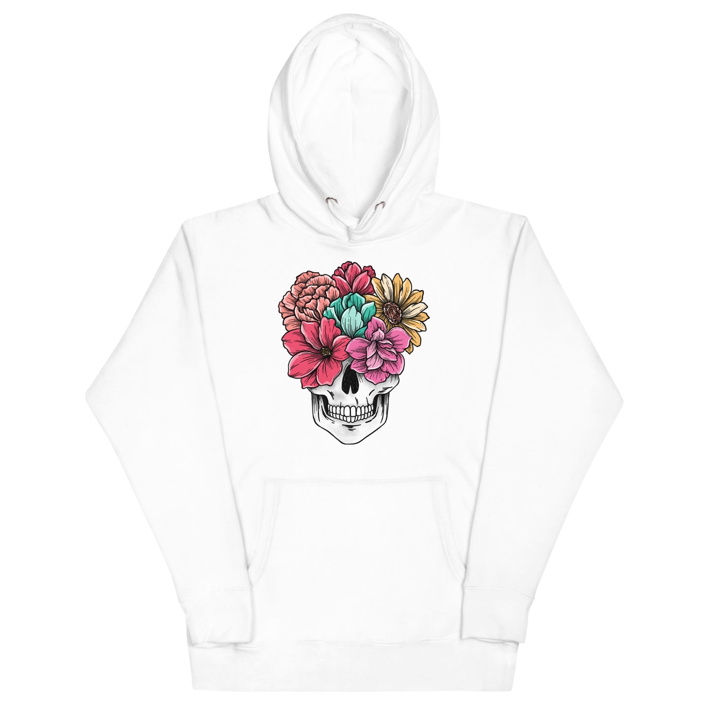 Flowering Skull - Unisex Hoodie