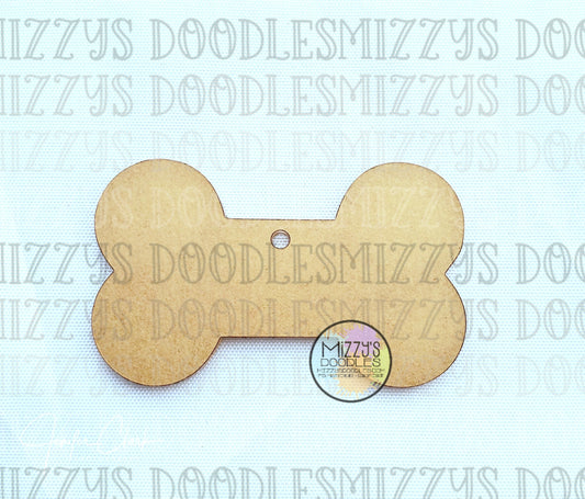Acrylic Blank- Dog Bone