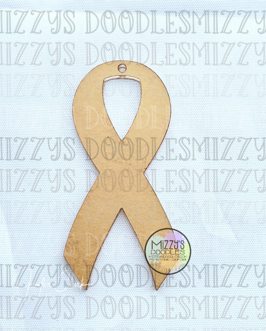 Acrylic Blank- Cause Ribbon