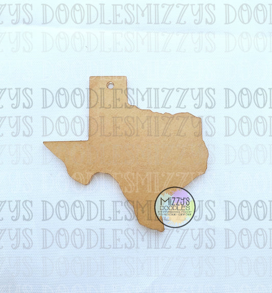 Acrylic Blank- Texas