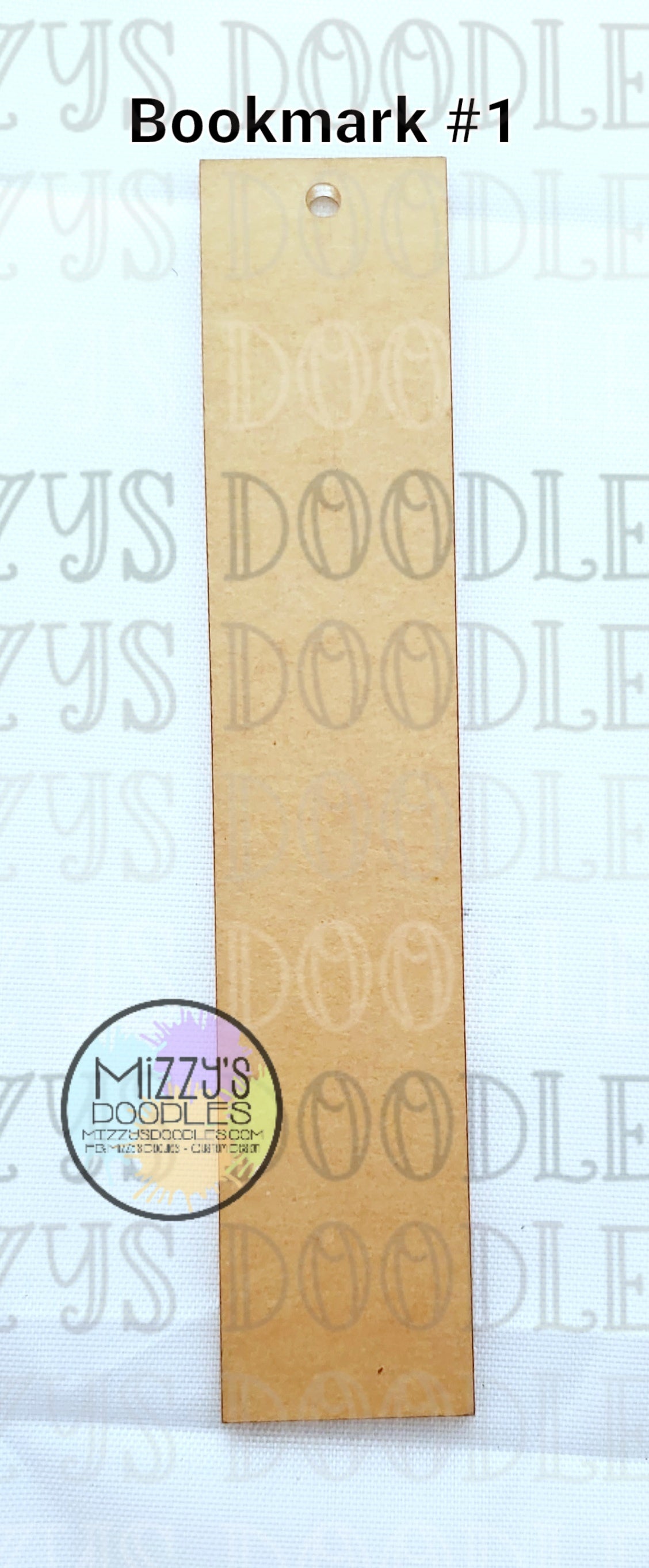 Acrylic Blank- Bookmark #1