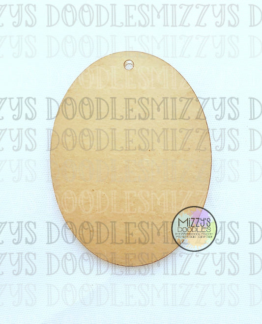 Acrylic Blank- Oval