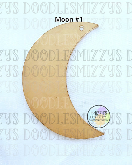 Acrylic Blank- Moon #1
