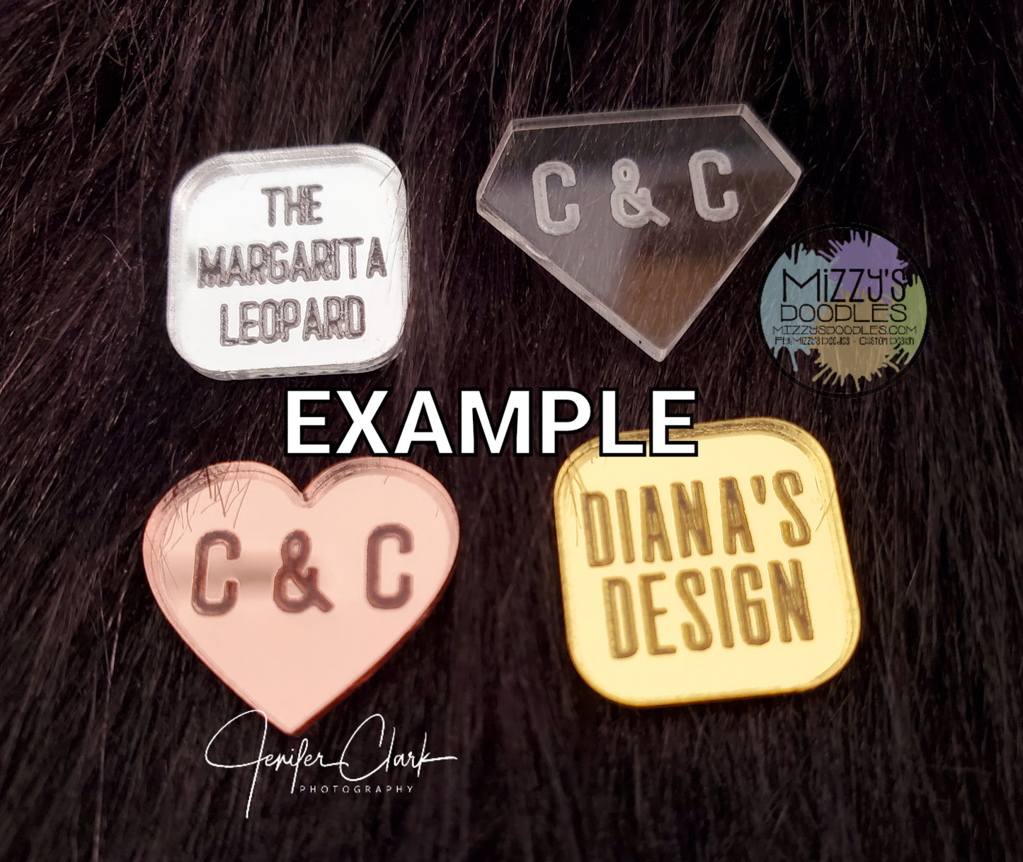 Hexagon Shape Logo Tags