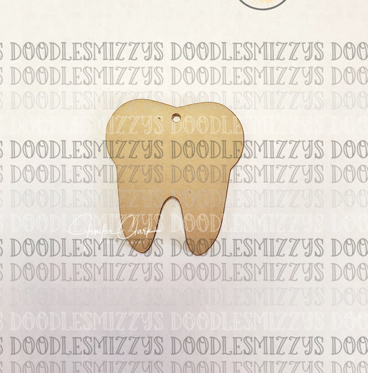 Acrylic Blank- Tooth