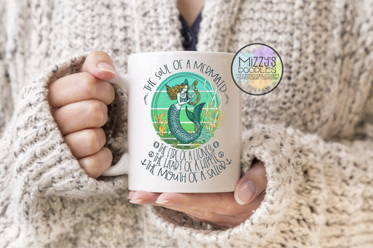 Mermaid Life- 15oz Ceramic Coffee Mug