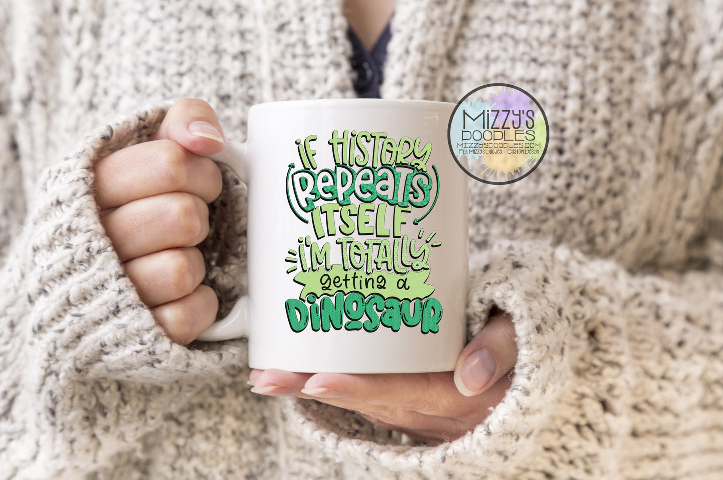 History Repeats Itself - 15 oz Ceramic Coffee Mug