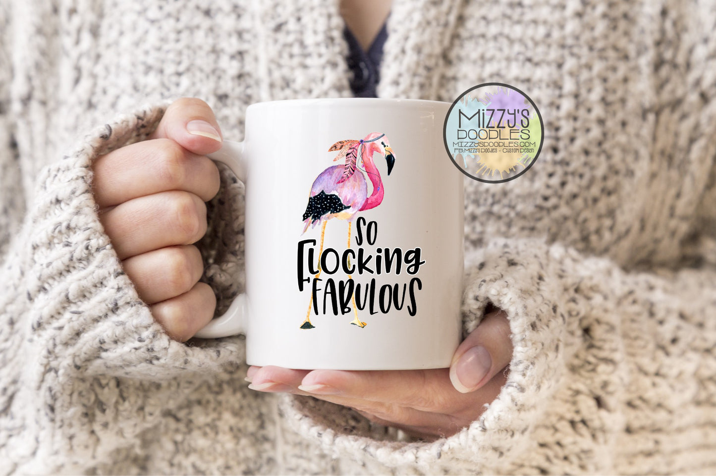 Flocking Fabulous - 15oz Ceramic Coffee Mug