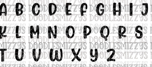 Acrylic Alphabet #1  SINGLE LETTER PURCHASE