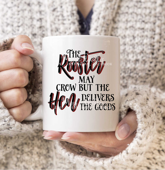 Rooster/Hen - Ceramic Sub 11oz or 15oz Coffee Mug