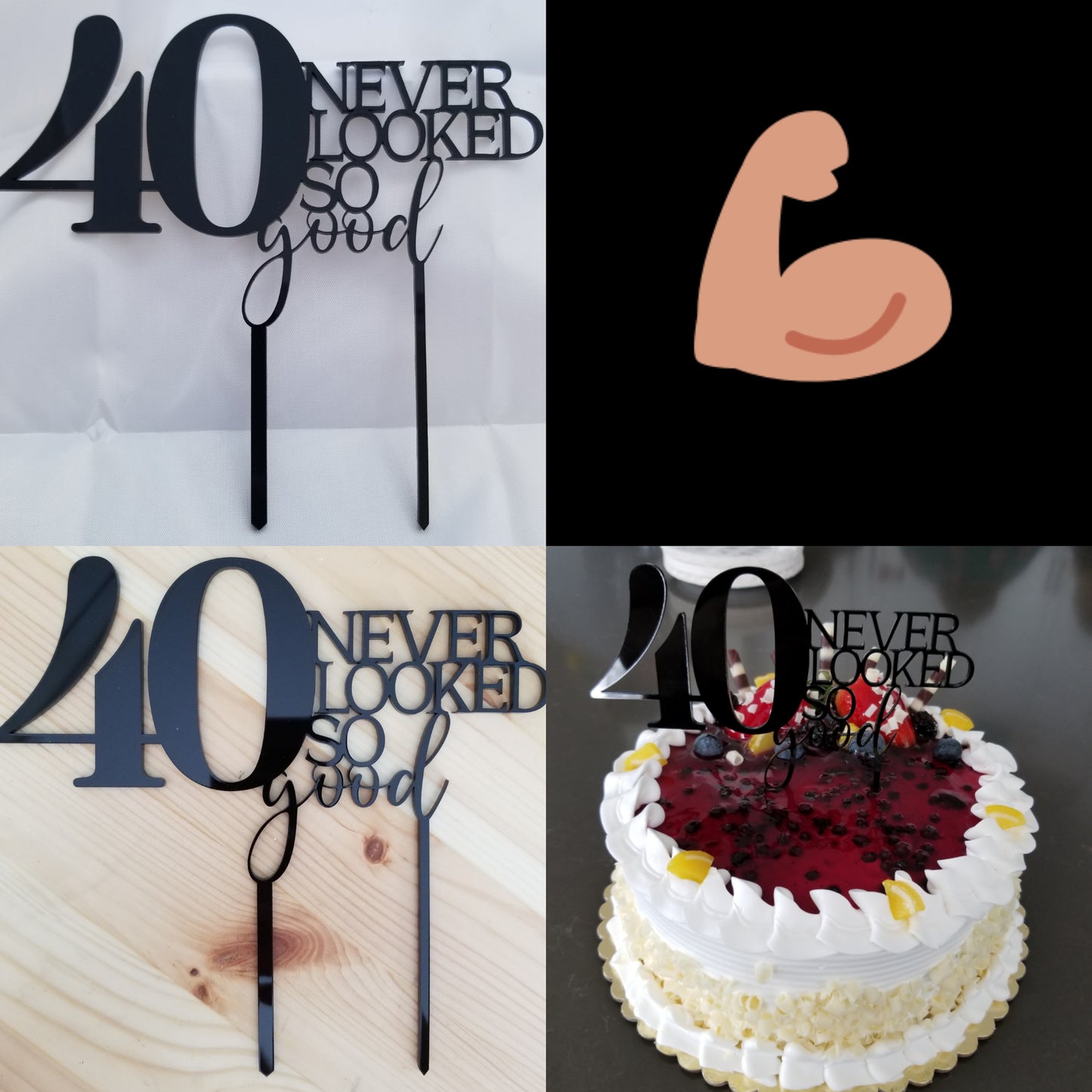40 Never Looked So Good Topper