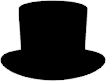 Top Hat Shape Logo Tags